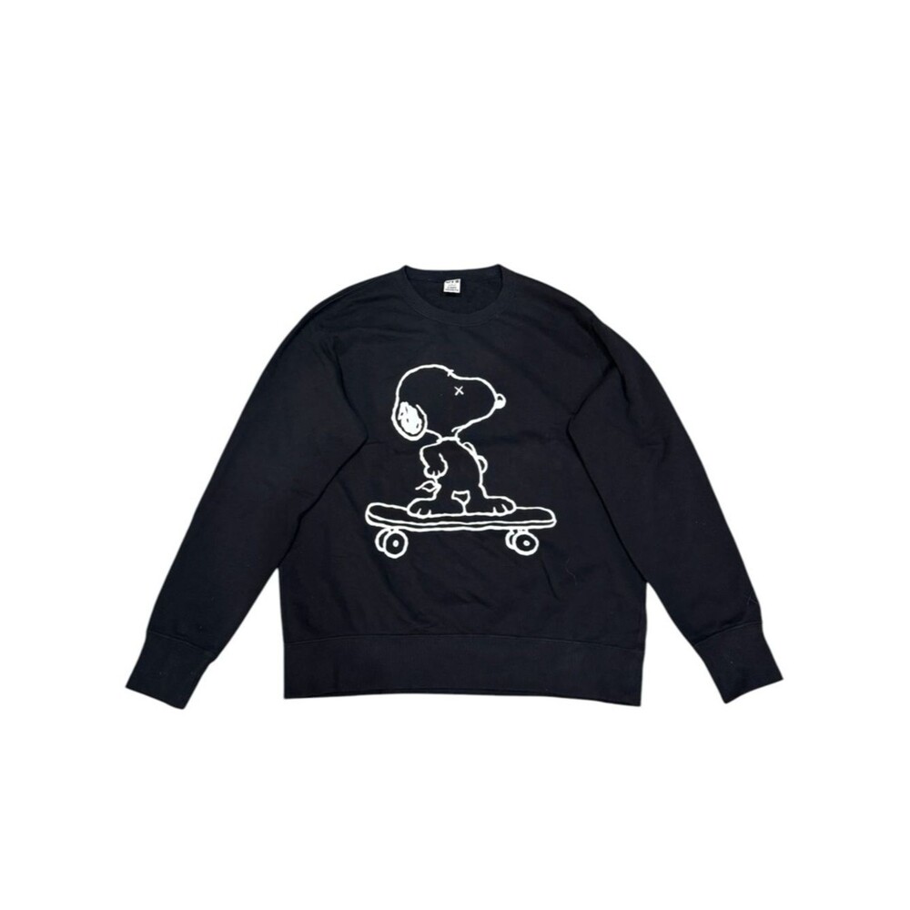 Uniqlo x Kaws Peanuts Sweatshirt Crewneck Men’s Sz L